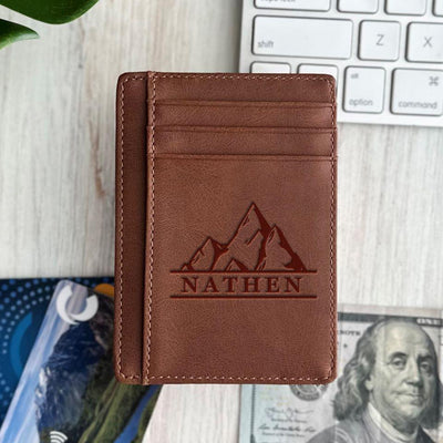 Personalized Men's Leather Wallets -  - JDS
