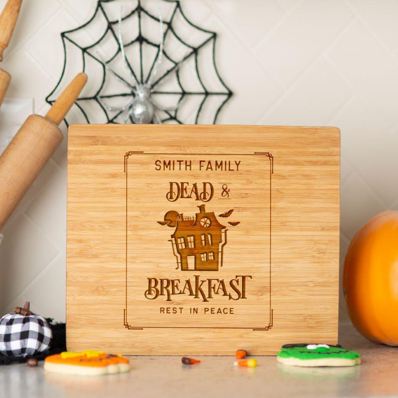 Personalized Halloween Bamboo Cutting Boards 11 x 13 -  - Qualtry