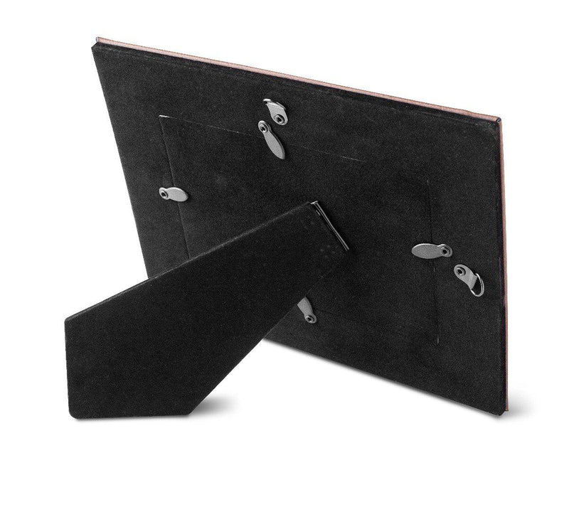 Personalized 5x7 Vegan Leather Picture Frame -  - A Gift Personalized