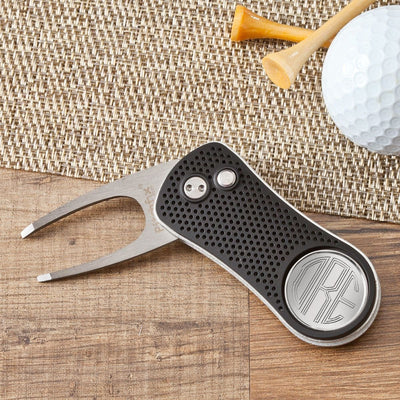 Personalized Golf Ball Markers - Divot Tool - Aluminum -  - JDS