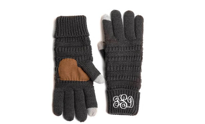 Personalized Monogrammed Knit Gloves -  - Qualtry