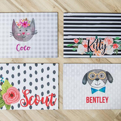 Personalized 12x18 Pet Placemats -  - Wingpress Designs