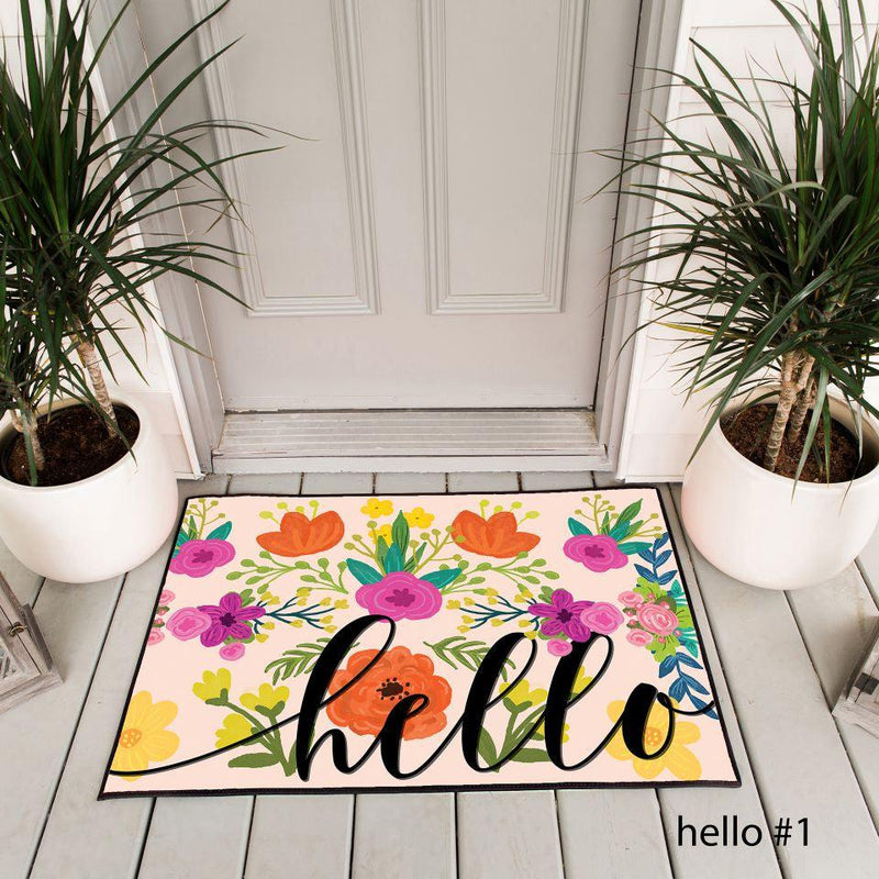Personalized Floral Doormats -  - Qualtry