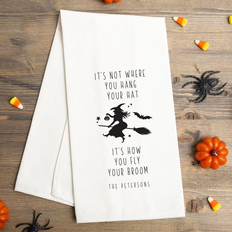 Personalized Halloween Tea Towels -