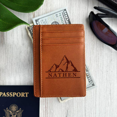 Personalized Men's Leather Wallets -  - JDS