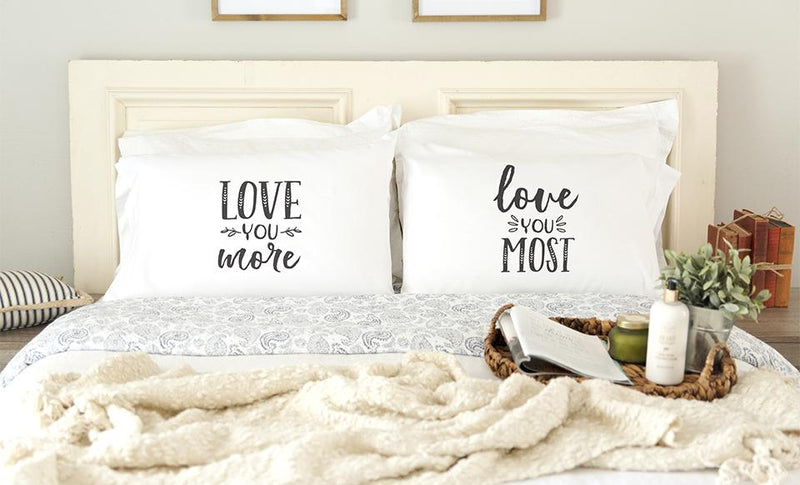 Romantic Pillowcases for Couples A Gift Personalized