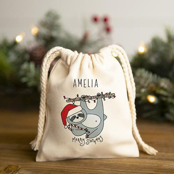 Personalized Small Christmas Gift Bags -  - Qualtry