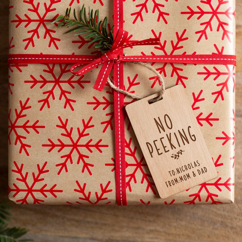 Personalized Wood Christmas Gift Tags -  - Qualtry
