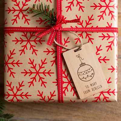Personalized Wood Christmas Gift Tags -  - Qualtry