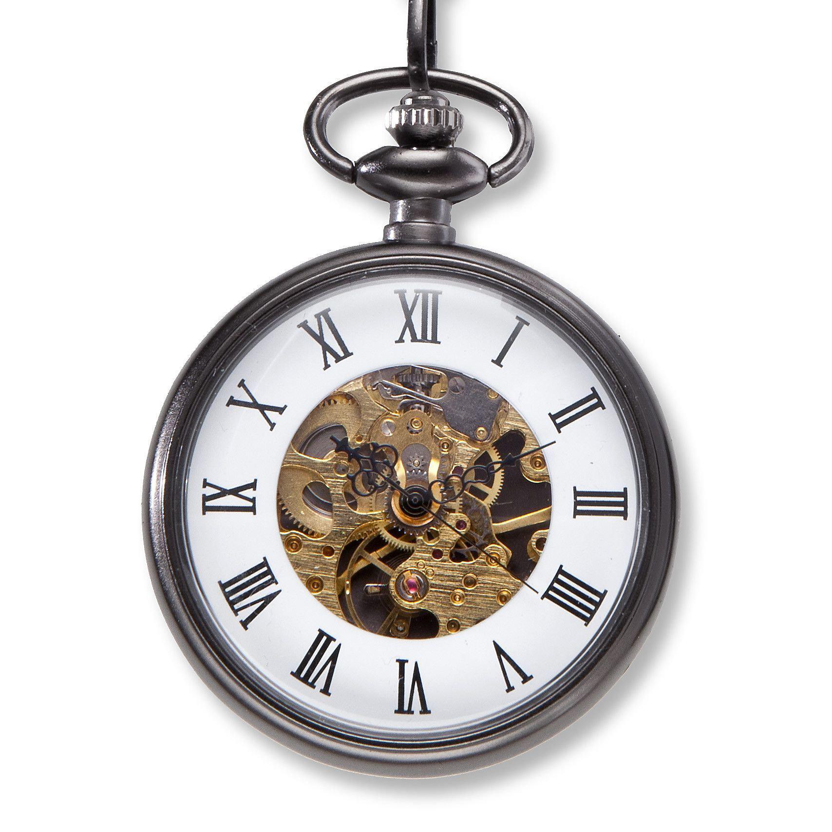 Pocket watch sales with gears