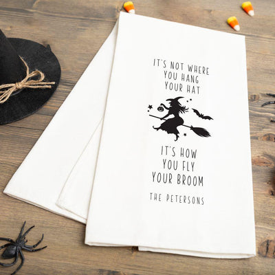 Personalized Halloween Tea Towels -