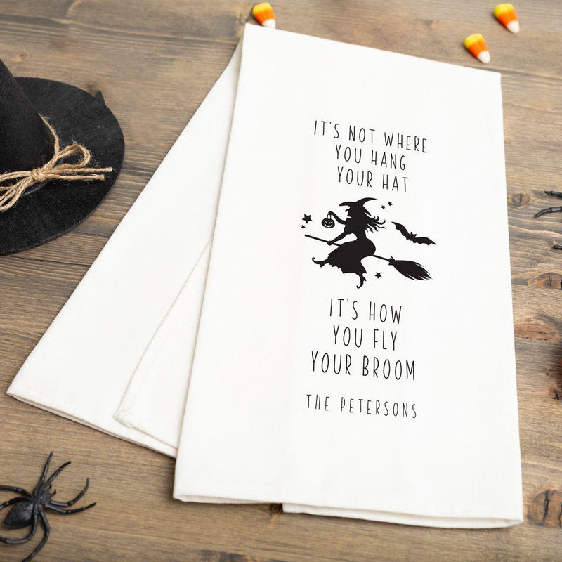 Personalized Halloween Tea Towels -