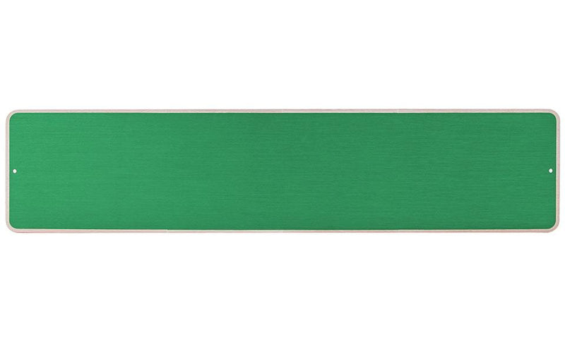 Personalized Aluminum Street Signs - Green - Qualtry