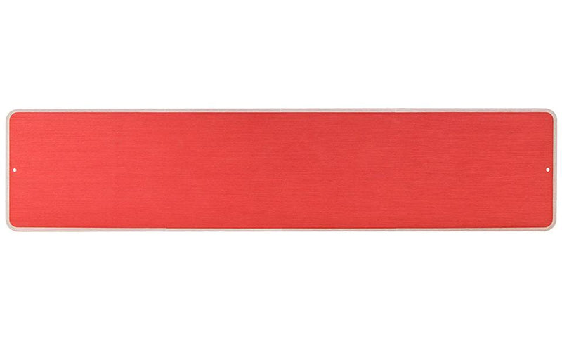 Personalized Holiday Aluminum Street Signs - Red - Qualtry