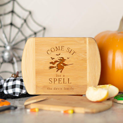 Personalized Halloween Cutting Board Rounded Edge -  - Qualtry