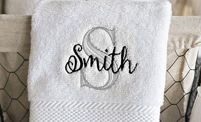 Personalized Luxury Bath Towels -  - Qualtry