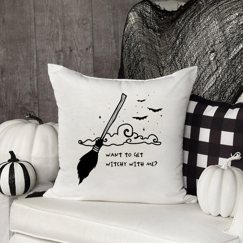Haunted Halloween Throw Pillows Covers -  - Qualtry