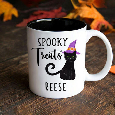Personalized Kids Halloween Mugs - 11 oz -  - Qualtry