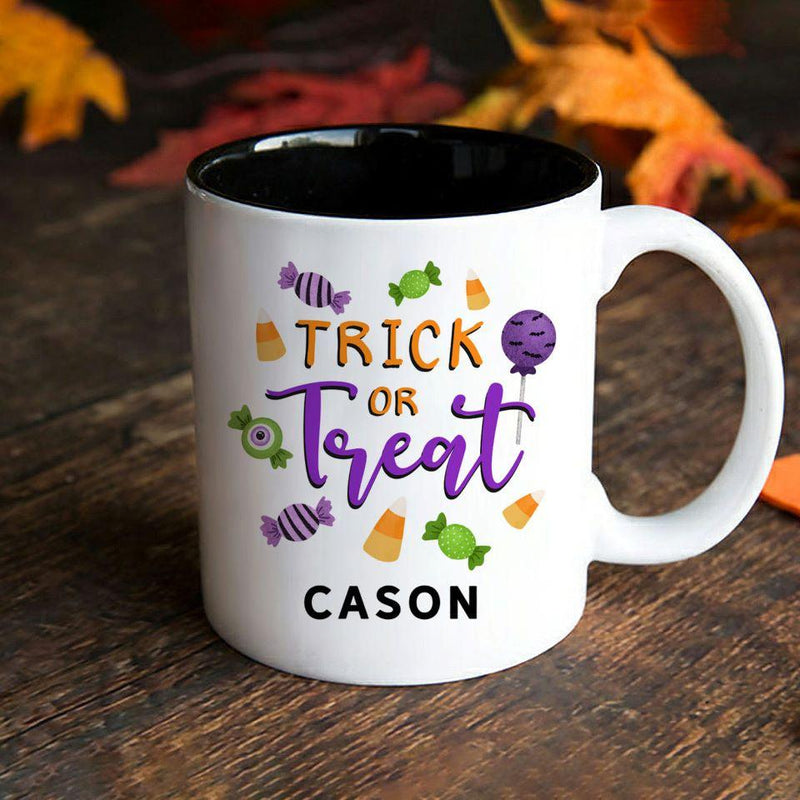 Personalized Kids Halloween Mugs - 11 oz -  - Qualtry
