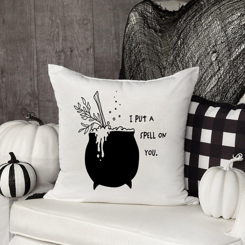 Haunted Halloween Throw Pillows Covers -  - Qualtry