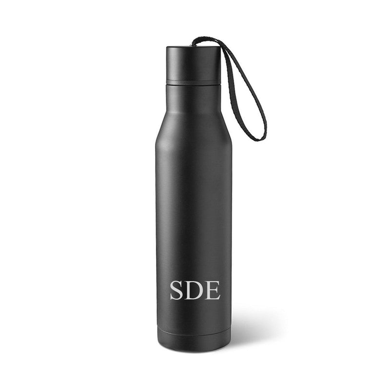 Personalized Black Insulated Stainless Steel Water bottle -  - JDS