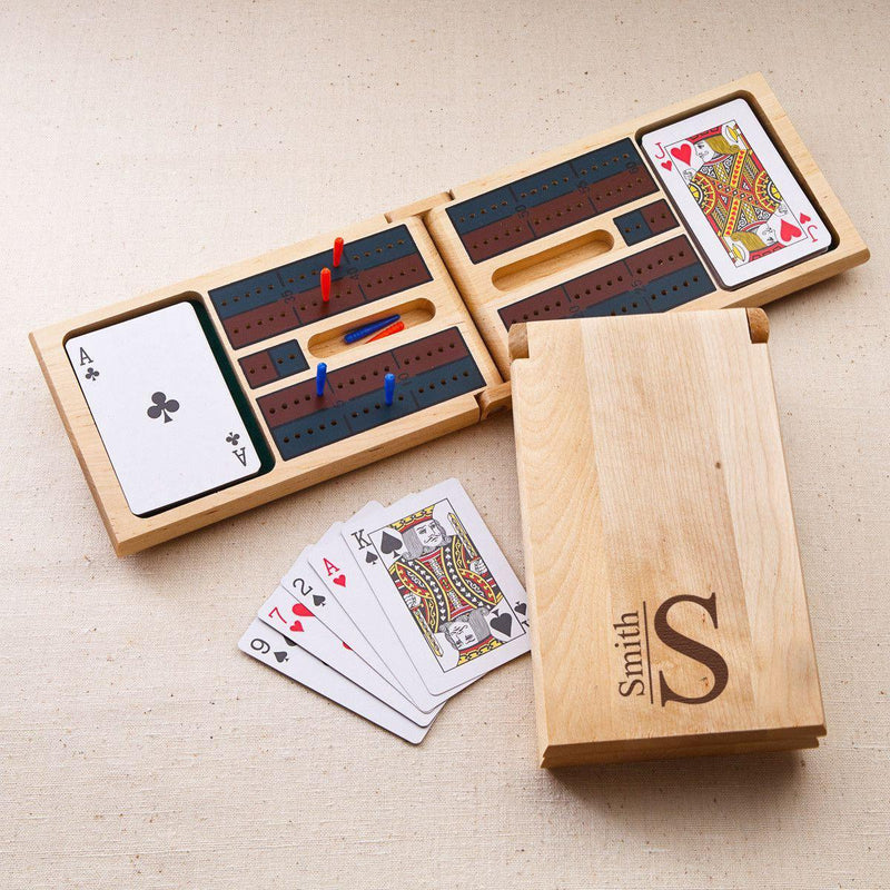 Personalized Wood Cribbage Board -  - JDS