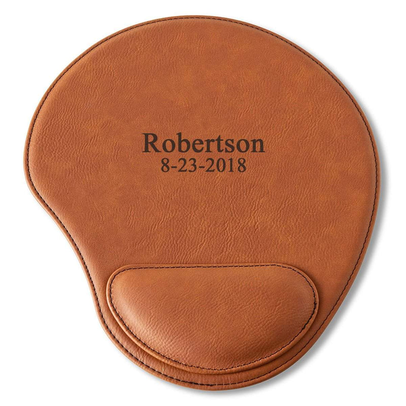 Personalized Rawhide Mouse Pad -  - JDS