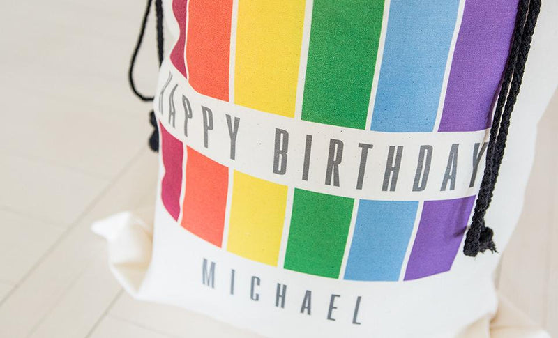 Personalized Kids Jumbo Birthday Gift Bags - - Wingpress Designs