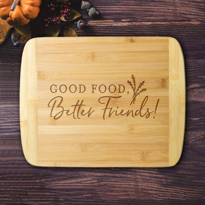Personalized Friendsgiving Bamboo Cutting Board 11x14 -  - Qualtry