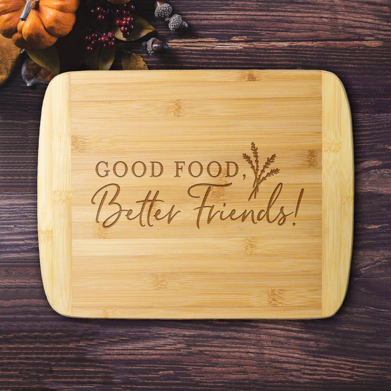 Personalized Friendsgiving Bamboo Cutting Board 11x14 -  - Qualtry
