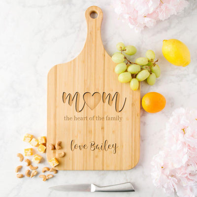 Personalized Handled Cutting Boards for Mom -  - Completeful