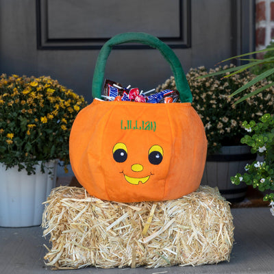 Personalized Pumpkin Trick or Treat Bag -  - JDS
