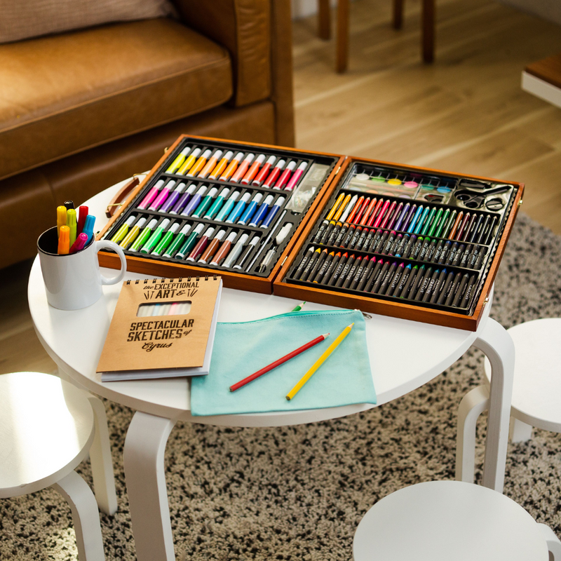 Personalized Kids Art Set with Free Sketch Pad -  - JDS