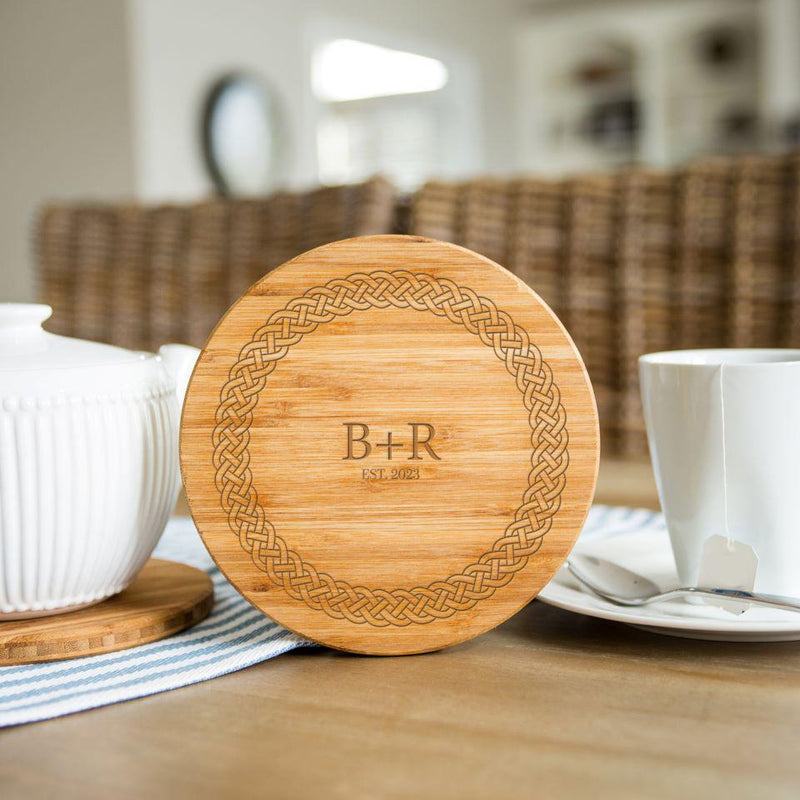 Personalized Bamboo Trivets - Couples Collection -  - Qualtry