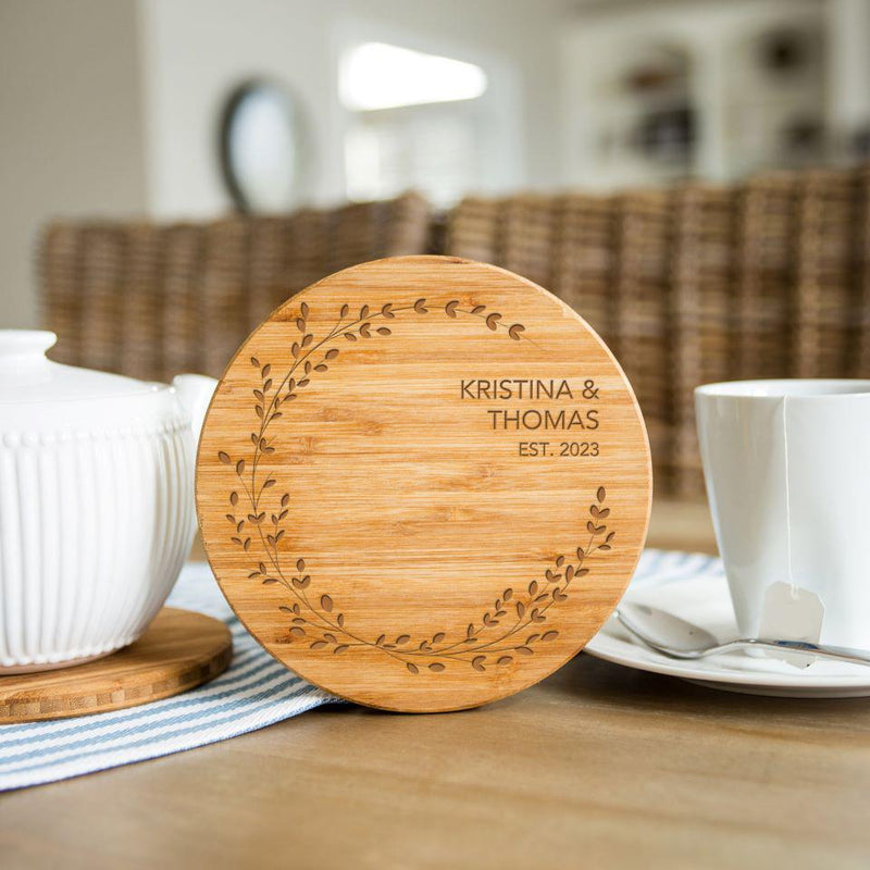 Personalized Bamboo Trivets - Couples Collection -  - Qualtry