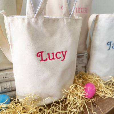 Personalized Kids Bunny Tote Bags -  - Qualtry