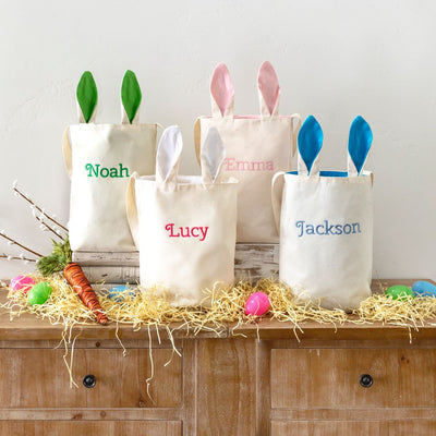 Personalized Kids Bunny Tote Bags -  - Qualtry