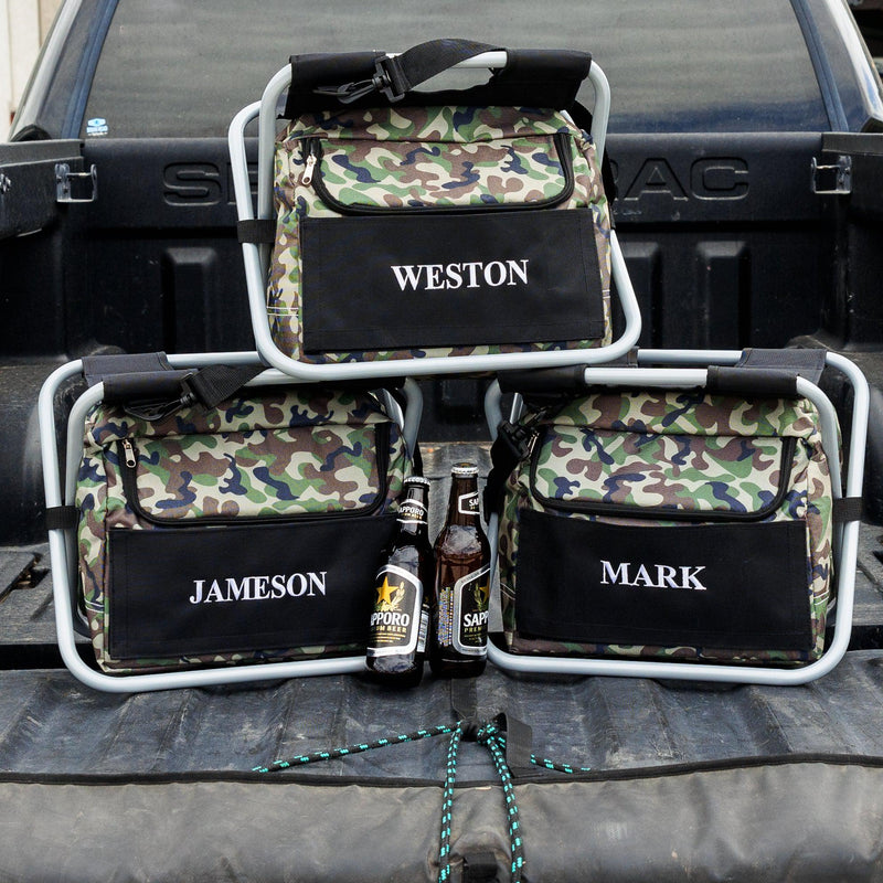 Personalized Set of 5 Camo Sit N&