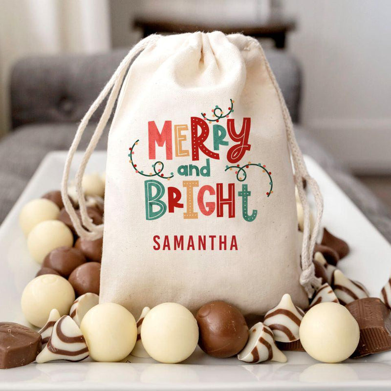 Personalized Small Holiday Gift Bags -  - Qualtry