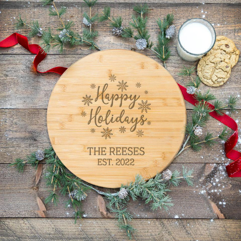 Personalized Lazy Susan - Christmas Designs -  - Qualtry