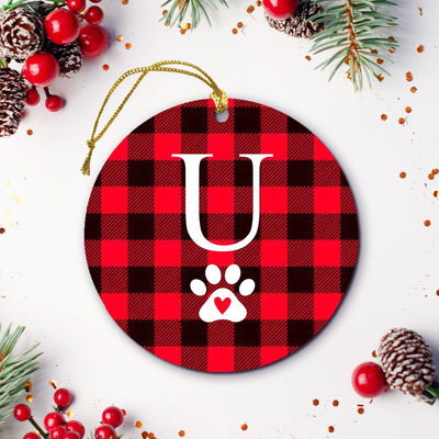 Monogrammed Pet Ornaments -  - Qualtry
