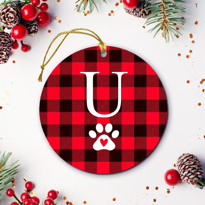 Monogrammed Pet Ornaments -  - Qualtry