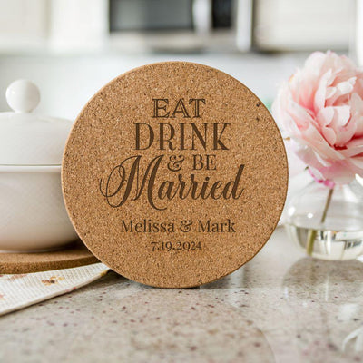 Personalized Large Kitchen Hot Pad - Couples Collection -  - Qualtry