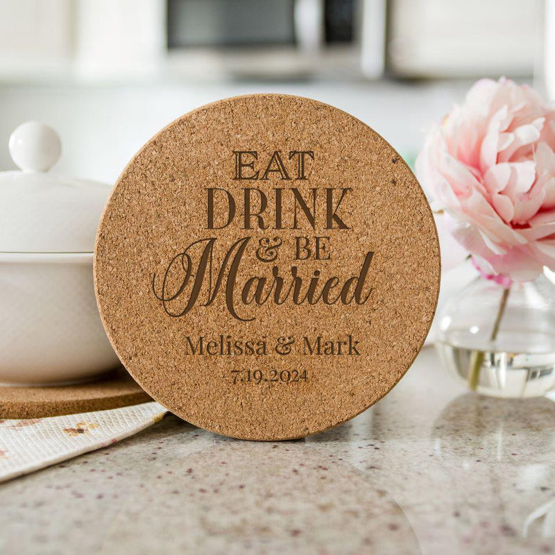 Personalized Large Kitchen Hot Pad - Couples Collection -  - Qualtry