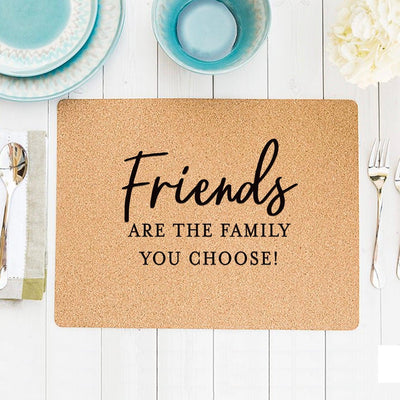 Personalized Friendsgiving Cork Placemats -  - Qualtry