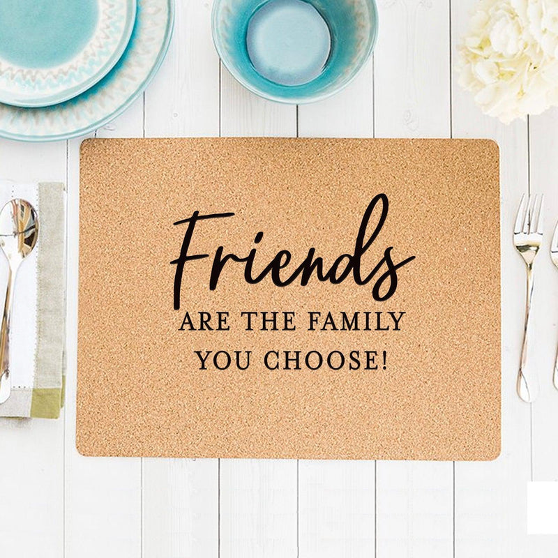 Personalized Friendsgiving Cork Placemats -  - Qualtry