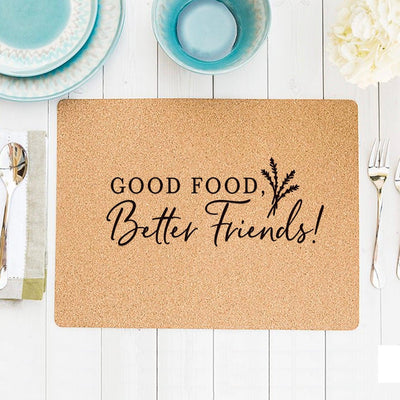 Personalized Friendsgiving Cork Placemats -  - Qualtry