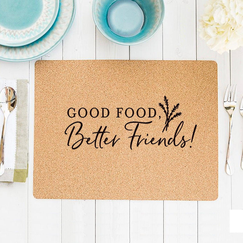 Personalized Friendsgiving Cork Placemats -  - Qualtry