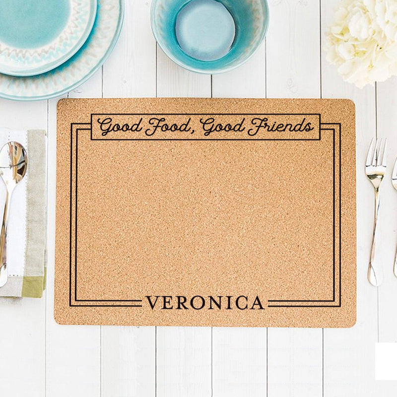 Personalized Friendsgiving Cork Placemats -  - Qualtry