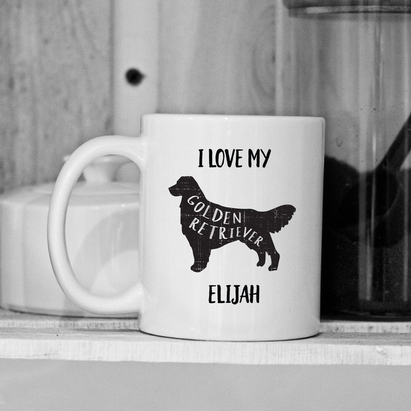 Personalized Dog Silhouette Mugs -  - Qualtry